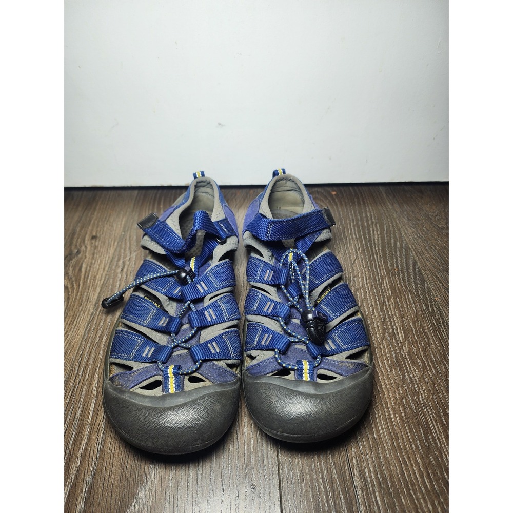 Keen Newport H2 Blue Yellow Water Sandals Kids Size 5 US 37 EU